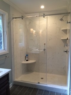 Serenity Sliding Frameless Shower Mia Shower Doors