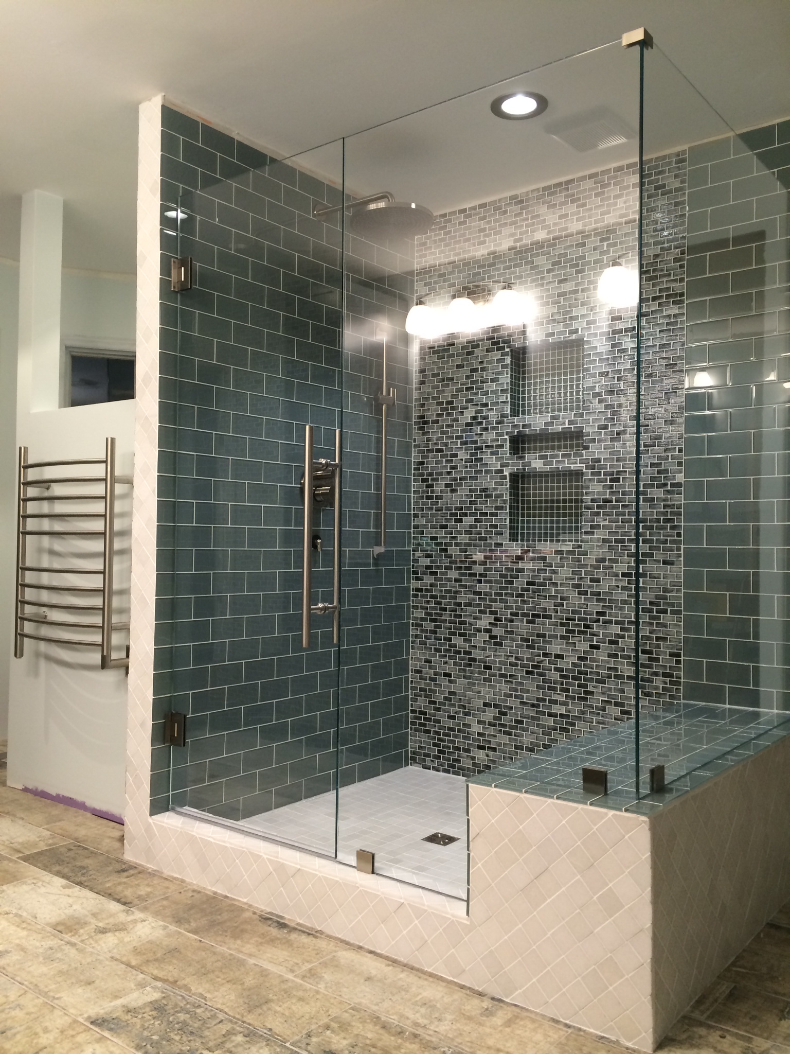 custom shower glass doors frameless