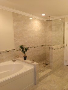 Glass Shower partitions Raleigh NC